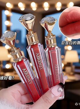 仅出口 口红唇膏滋润款雾面哑光空气易上色不易掉色玻璃唇釉
