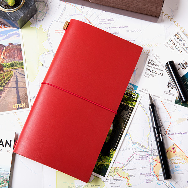 青柠笔记lemphi标准版头层牛皮tn旅行者手账新年圣诞节日礼物包邮