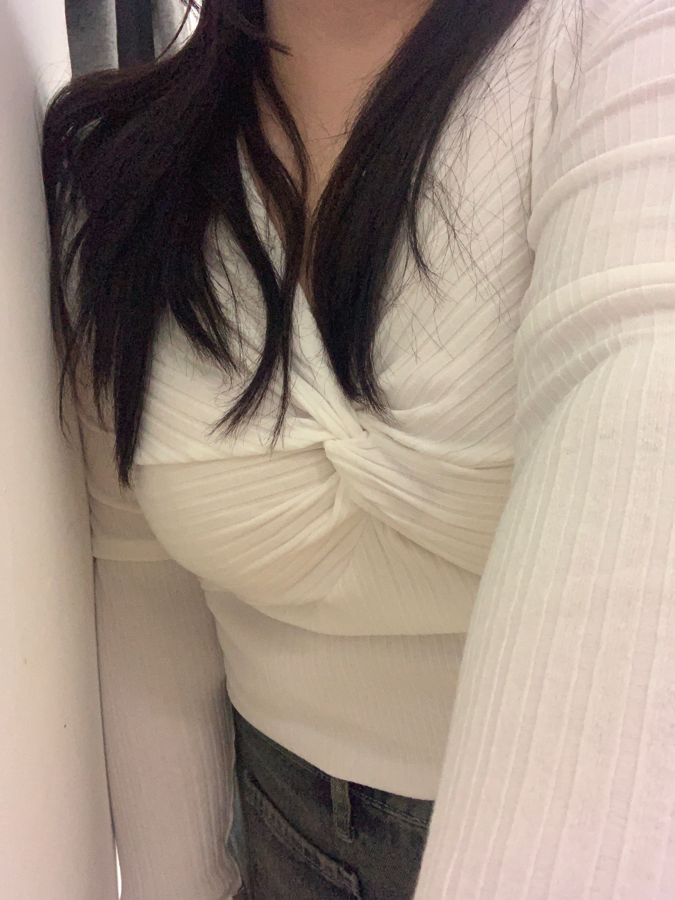 大胸神器黑白大码内搭扭结好看