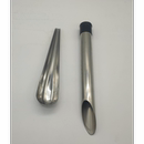 不锈钢鸟食管喂食器水管式 鸟禽喂水器宠物用品