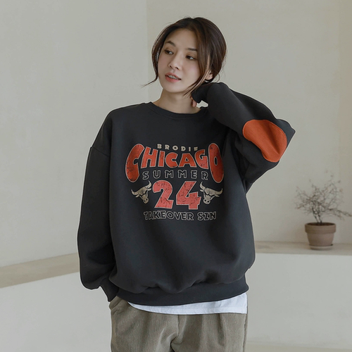 韩国代购大码女装胖mm冬装新品可爱卡通字母图案薄绒休闲卫衣1215