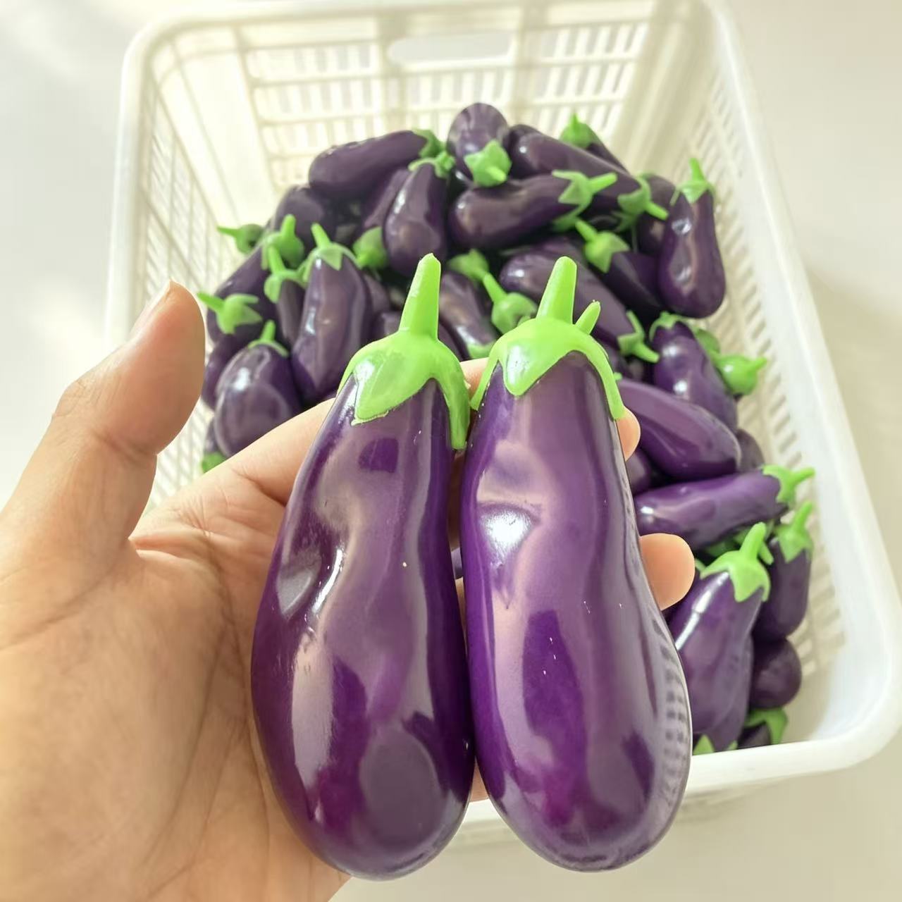 凡士林茄子椰子油手作球捏捏乐蔬菜水果创意减压玩具儿童跨境爆款