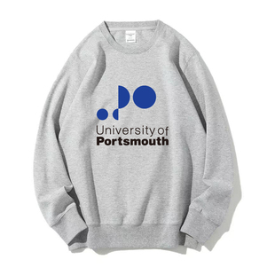 朴茨茅斯大学圆领卫衣University Portsmouth纪念名校学霸外套