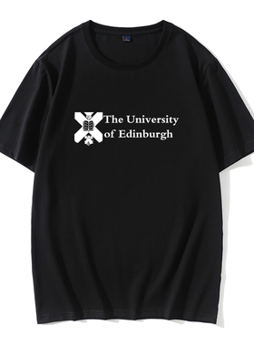 爱丁堡大学University of Edinburgh短袖T恤纪念品班服校服文化衫