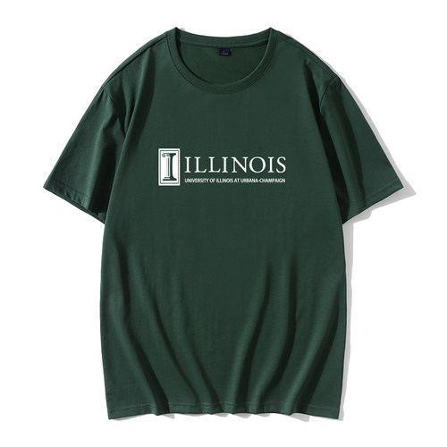 UIUC大学短袖t恤纪念品
