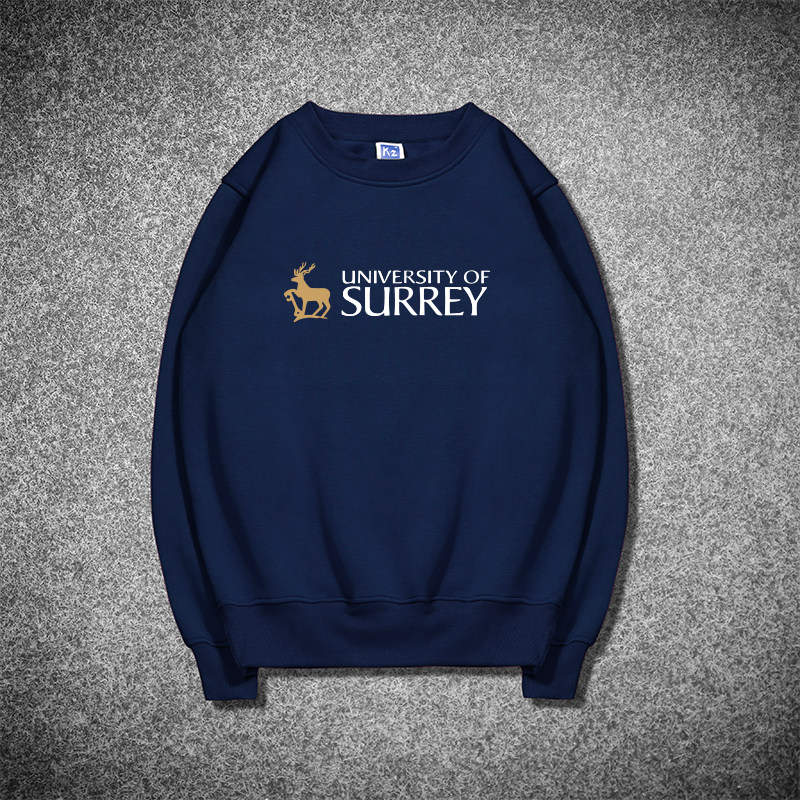 萨里大学圆领卫衣university of surrey纪念品圆领留学生加绒加厚