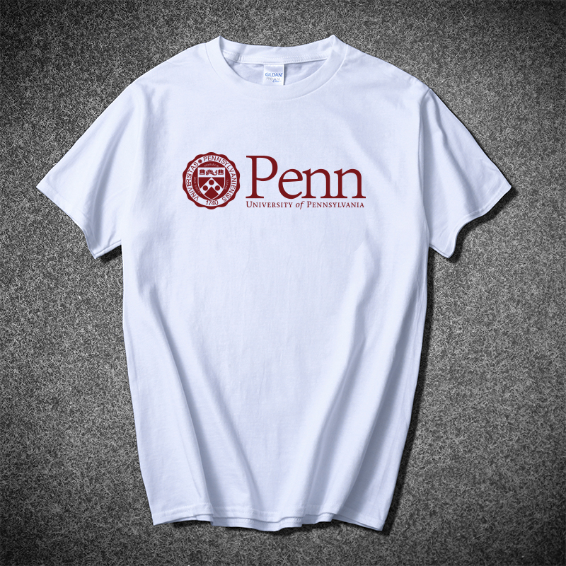 宾夕法尼亚大学圆领T恤纯棉半袖
