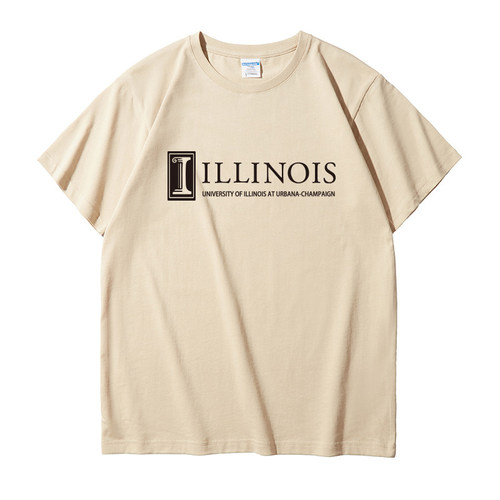 UIUC大学短袖t恤纪念品