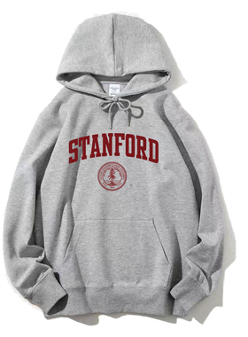 斯坦福大学 套头卫衣Stanford University周边纪念套头连帽衫定制
