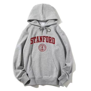 斯坦福大学 套头卫衣Stanford University周边纪念套头连帽衫定制