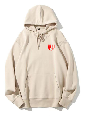 不莱梅大学University of Bremen连帽卫衣套头秋冬季加绒加厚班服