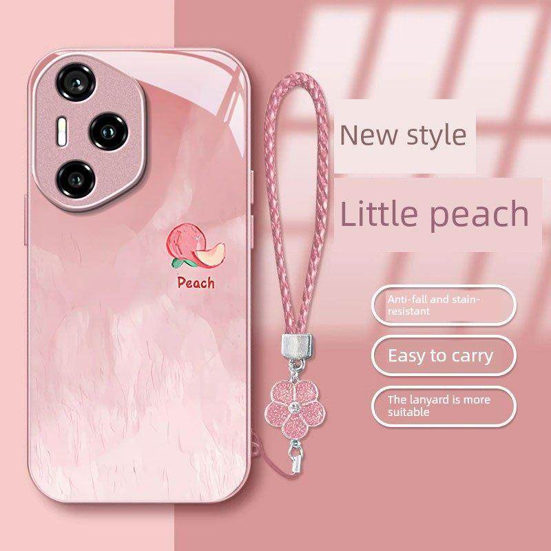 适用华为荣耀300pro手机壳200夏日桃子100新款女huawei玻璃90gt高级感0防摔70可爱60硅胶50液态全包保护套女,3C数码配件,手机保护套/壳,淘宝优惠券,粉丝福利购,淘宝优惠卷