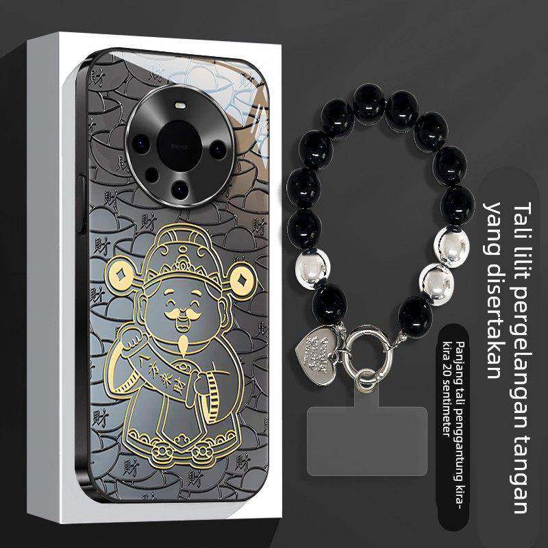 财神爷适用华为Mate60手机壳70Pro+全包防摔带手炼50E高级感小众40个性创意30网红爆款20女款Mate70不会撞壳,3C数码配件,手机保护套/壳,淘宝优惠券,粉丝福利购,淘宝优惠卷