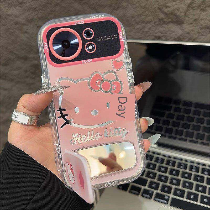 适用华为麦芒40手机壳30新女款20镜面支架KT猫11麦芒10畅享80高级感小众70Pro全包防摔60X网红爆款50不会撞壳,3C数码配件,手机保护套/壳,淘宝优惠券,粉丝福利购,淘宝优惠卷