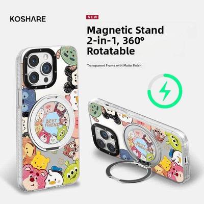 全面屏萌小动物适用于Apple 16Promax手机壳华为Mate60Pro Fun Pola70 Stand opopre3 All-Inclusive Vivos20