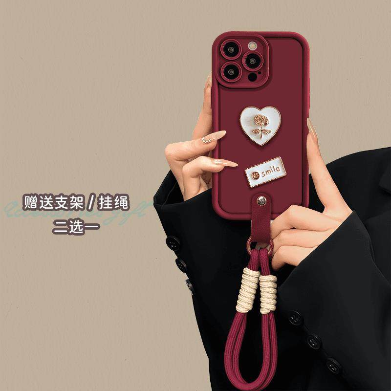 天眼阶梯爱心英文公仔适用苹 果16promax手机保护壳iphone15/14华为mate60pro小香风P70荣耀200女Reno12/VIVO,3C数码配件,手机保护套/壳,淘宝优惠券,粉丝福利购,淘宝优惠卷