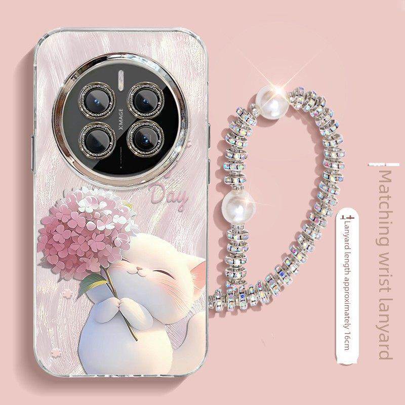 适用于球童猫华为Mate70Pro手机壳60Rs羽毛纱50E全包40女生30全新防摔防护罩带挂绳夏天可配Lens Film全包可,3C数码配件,手机保护套/壳,淘宝优惠券,粉丝福利购,淘宝优惠卷