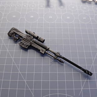 绝地求生精英枪模狙击枪 高达玩具模型摆件 1/12机娘武器3d打印件