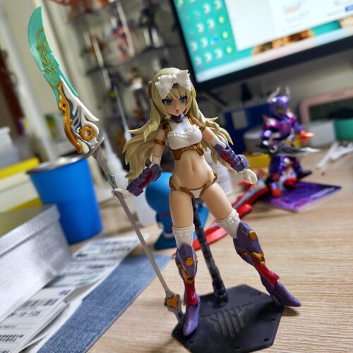崩坏3镇×偃月叩晓专属武器模型 晦夜麟光 寿屋机娘武器配件改件