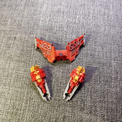 布鲁可变形金刚星辰版 擎天柱装甲隐藏改件 3D打印件成品