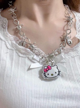 锁骨链小红书同款日系kt猫项链