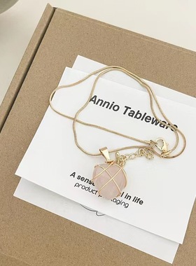 合金新款卡通芭比公主爱心项链