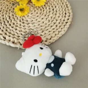 blackpink同款爱心扣KT猫钥匙挂扣挂件hellokitty挂件玩偶挂件