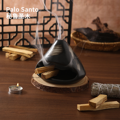 palo santo秘鲁圣木条高油性老料爆油原木塔香线香净化雪松杖木条