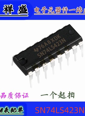 原装直插16脚 SN74LS423N 74LS423P 单稳态多谐振荡器 74全系列
