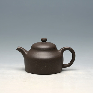 紫砂壶 茶壶 明理茶艺 宜兴 静笃壶 李光明 纯全手工130CC天青泥