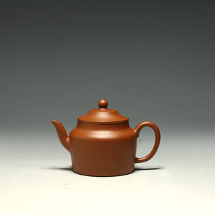 纯全手工 明理茶艺 摹古高手董永君 宜兴紫砂 150CC朱泥小品 茶壶