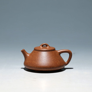 宜兴紫砂壶 全手工 明理茶艺 王春明 子冶石瓢 120cc 降坡泥