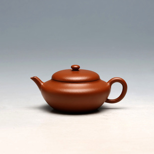 纯全手工朱泥小品130CC 杨丽娟 明理茶艺小容量宜兴紫砂壶