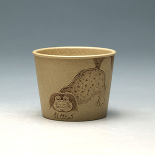 高端茗杯 明理茶艺 精品 宜兴紫砂 主人杯100CC刻瑞兽 高工王翔