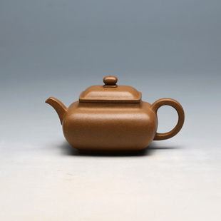 明理茶艺 长四方壶 紫砂壶全手工方器宜兴袁小强弟子邵志峰 210cc