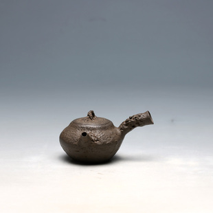 侧把及鼓宜兴紫砂壶 明理茶艺 110CC唐羽壶 杨美琴 茶壶 纯全手工