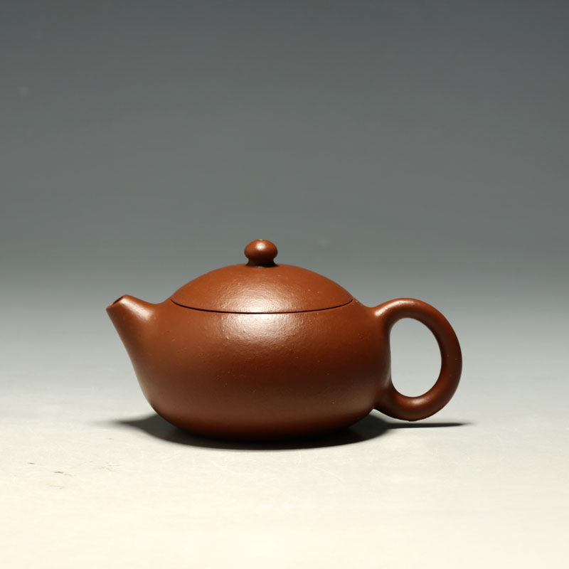 明理茶艺 宜兴紫砂壶 茶壶 董永君 纯全手工 150cc朱泥倒把西施