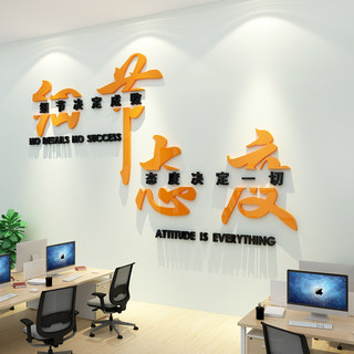 办公室司楼梯墙面装饰品企业文化工位氛围会议高级感背景励志标语