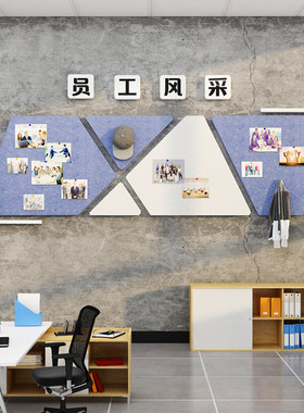 办公室司墙面装饰毛毡