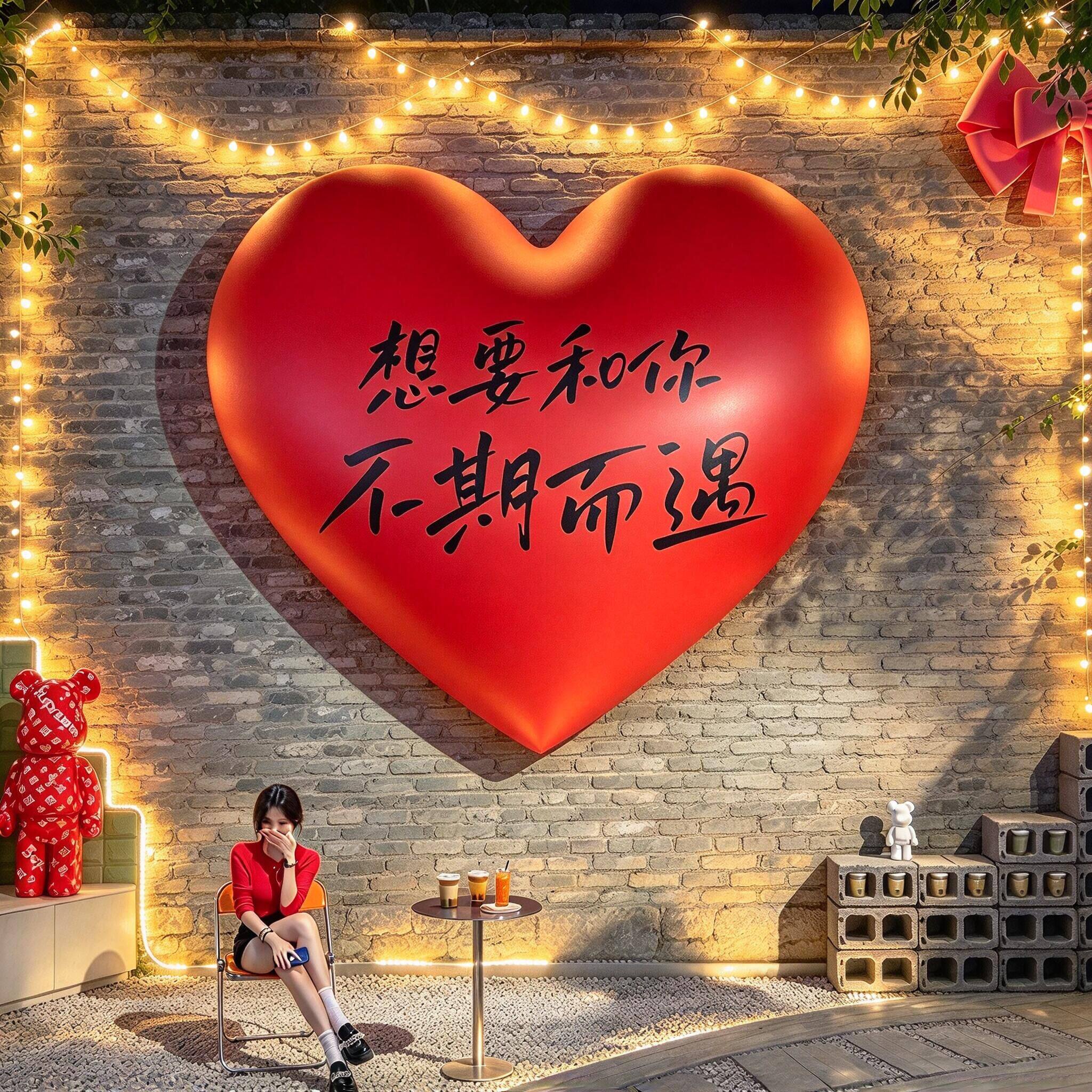 你好2027羊年快乐贴纸新年装饰网红打卡小院布置背造场景氛围春节
