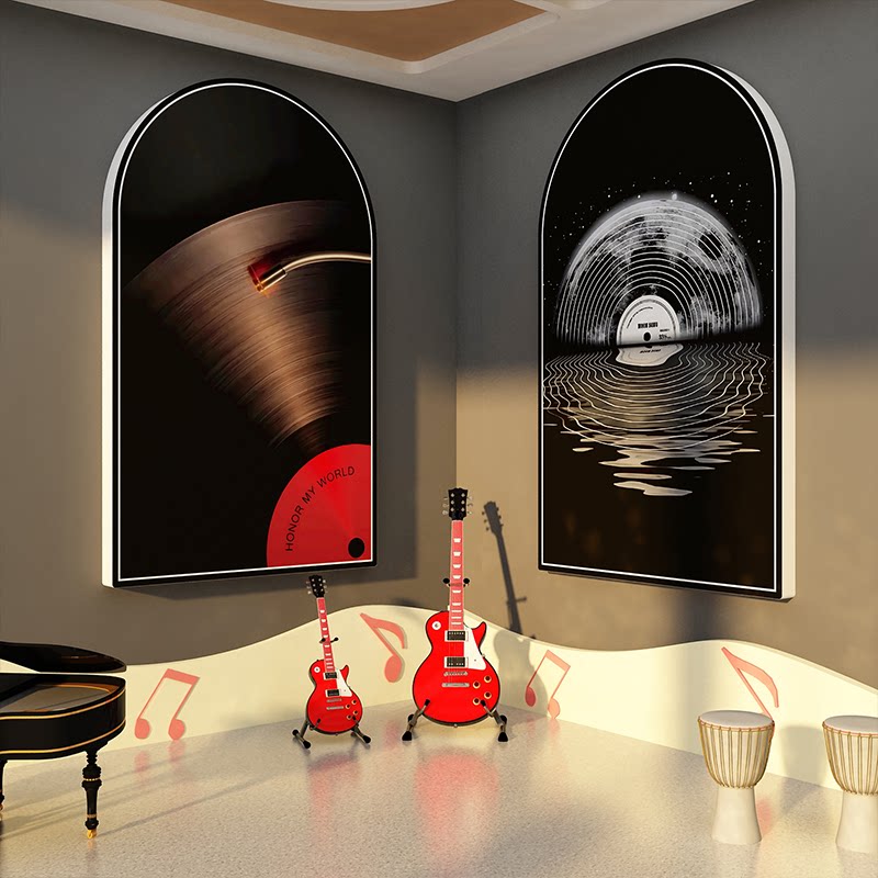 音乐会区教室布置装饰墙面幼儿园文化钢琴行培训机构环创氛围背景