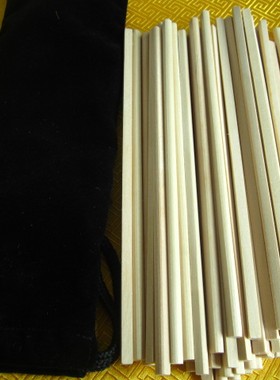 真正禾木易经筹策，不滑动半方半圆，外圆内方型，长205MM，