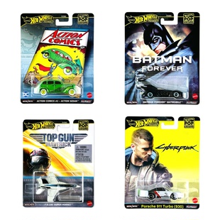 风火轮HotWheel 文化流行超人蝙蝠侠赛博朋克2077合金车模HXD63-F