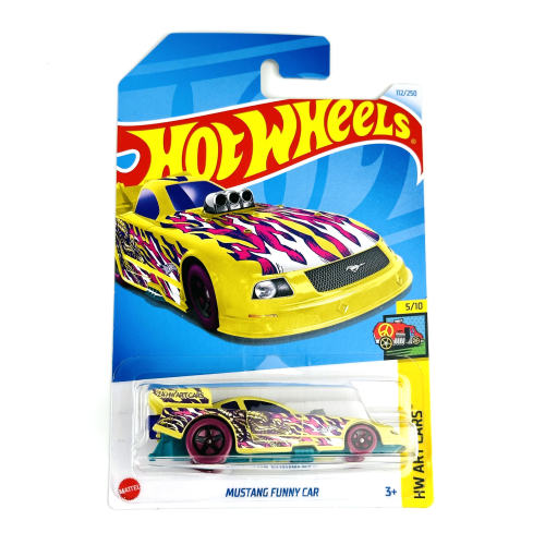 风火轮HotWheels MUSTANG FUNNY CAR黄 2024-112
