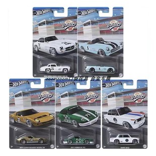 风火轮HotWheels复古赛车俱乐部奔驰克尔维特宝马兰博基尼HRT81-A