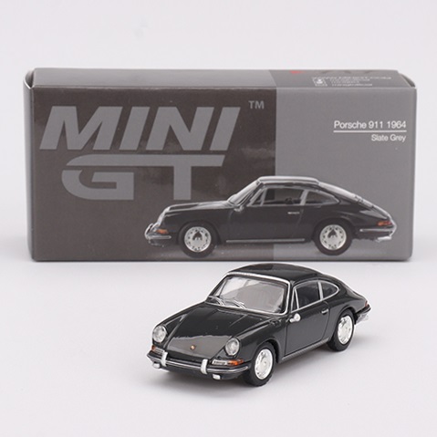 MINIGT 1:64 保时捷PORSCHE 911 1964 板岩灰色