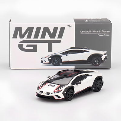 MINIGT1:64兰博基尼 LAMBORGHINI HURACAN STERRATO BIANCO ASOPO