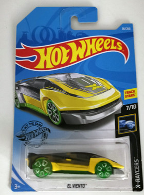 风火轮HotWheels EL VIENTO 黄 2019-36