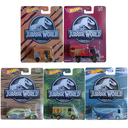 风火轮HotWheels流行文化侏罗纪世界主题合金汽车模型DLB45-9C6Q