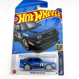 风火轮HotWheels 84 AUDI SPORT QUATTRO 蓝 2022-180